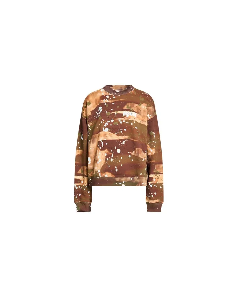 MSGM TOPS - Sweatshirtsauf YOOX.COM Braun