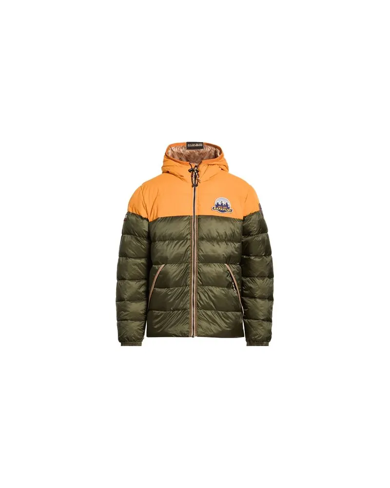 Napapijri JACKEN & MÄNTEL - Pufferjacken & Daunenjackenauf YOOX.COM Militärgrün