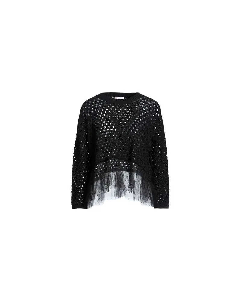 RED Valentino STRICKWAREN - Pulloverauf YOOX.COM Schwarz