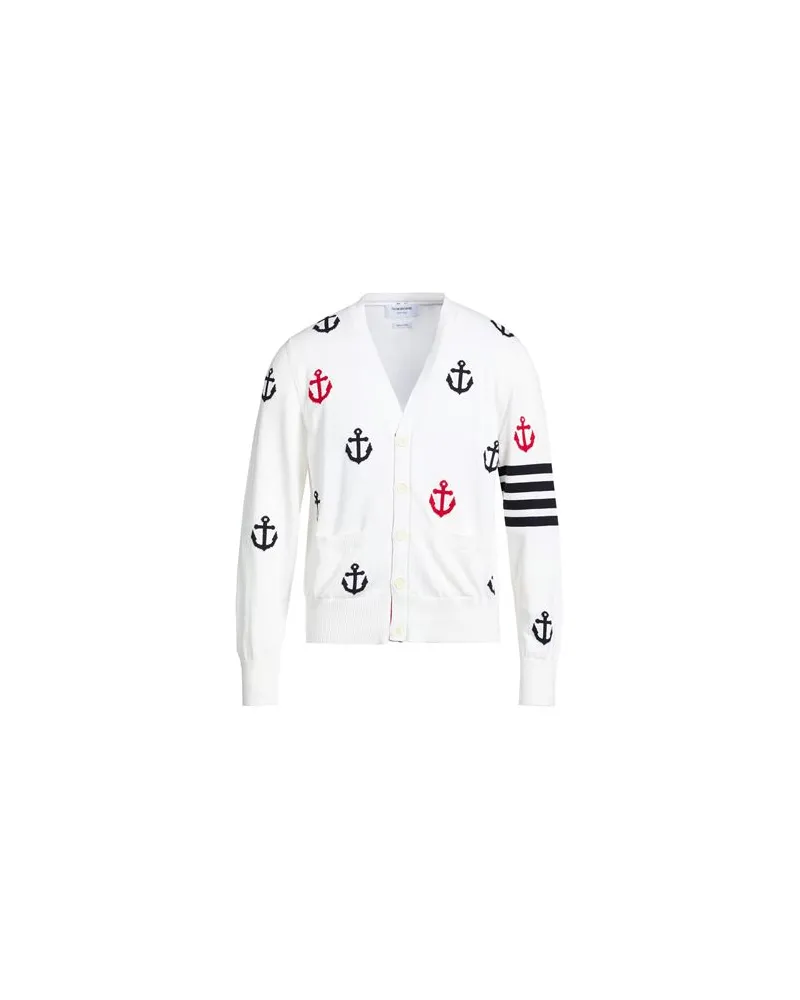 Thom Browne STRICKWAREN - Strickjackenauf YOOX.COM Weiß