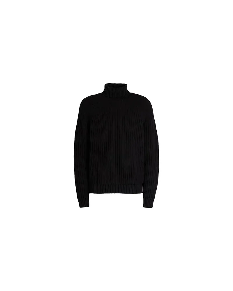 HUGO BOSS STRICKWAREN - Rollkragenpulloverauf YOOX.COM Schwarz