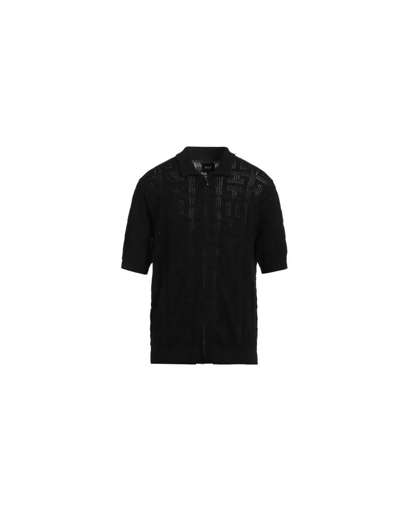 HUF STRICKWAREN - Strickjackenauf YOOX.COM Schwarz