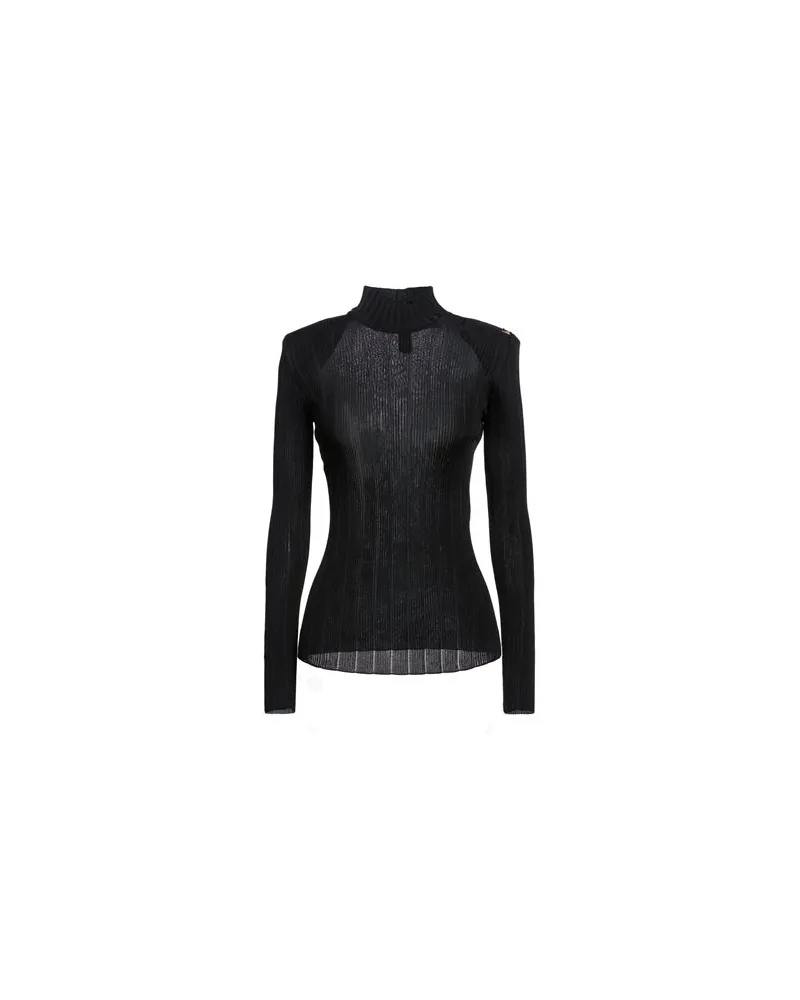 Elisabetta Franchi STRICKWAREN - Rollkragenpulloverauf YOOX.COM Schwarz