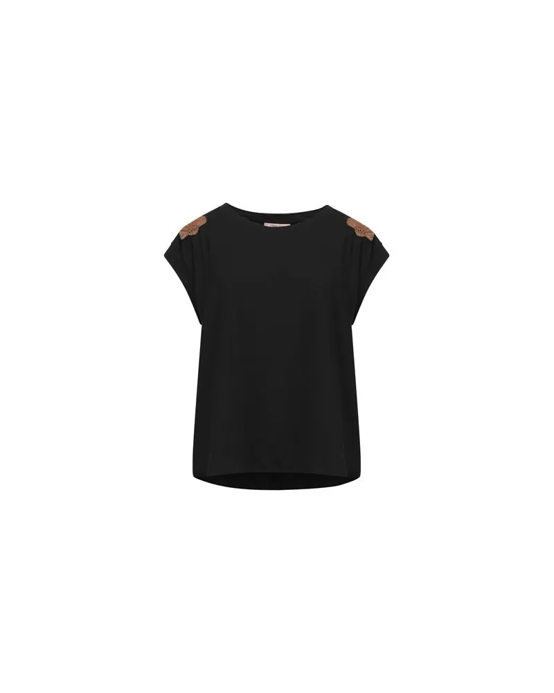 Twin-Set TOPS - T-shirtsauf YOOX.COM Schwarz