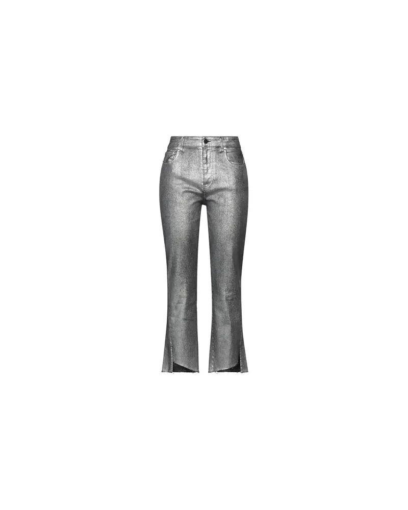 Liviana Conti HOSEN & RÖCKE - Jeanshosenauf YOOX.COM Silber