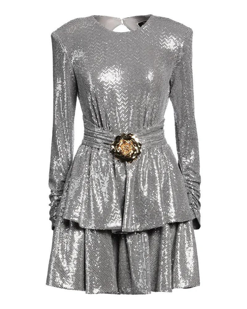 Elisabetta Franchi Mini-Kleid Silber