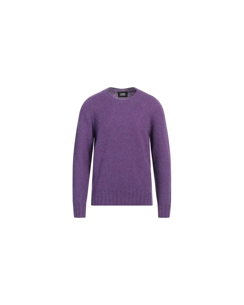 Alpha Studio STRICKWAREN - Pulloverauf YOOX.COM Violett