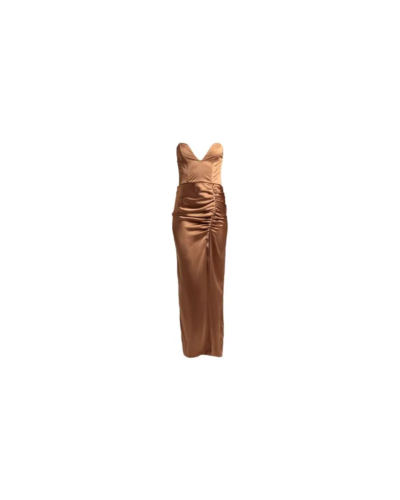 ACTUALEE KLEIDER - Maxi-Kleiderauf YOOX.COM Rostrot