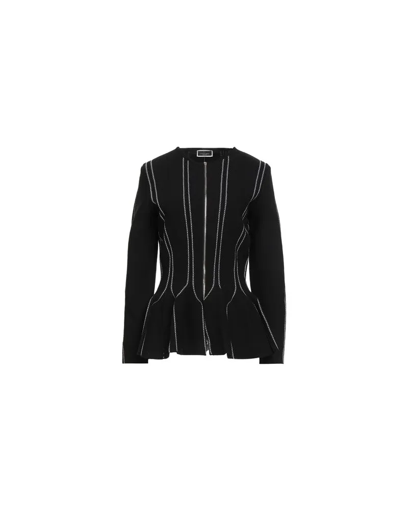 Elisabetta Franchi STRICKWAREN - Strickjackenauf YOOX.COM Schwarz