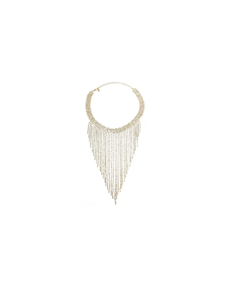 8 by Yoox FRINGED RHINESTONES CHOKER  - SCHMUCK und UHREN - Halskettenauf YOOX.COM Gold