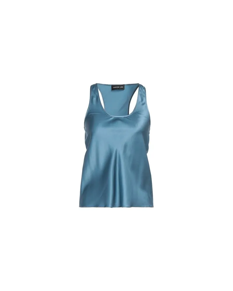 Jacob Lee TOPS - Topsauf YOOX.COM Taubenblau