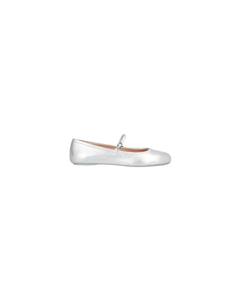 Gianvito Rossi SCHUHE - Ballerinasauf YOOX.COM Silber