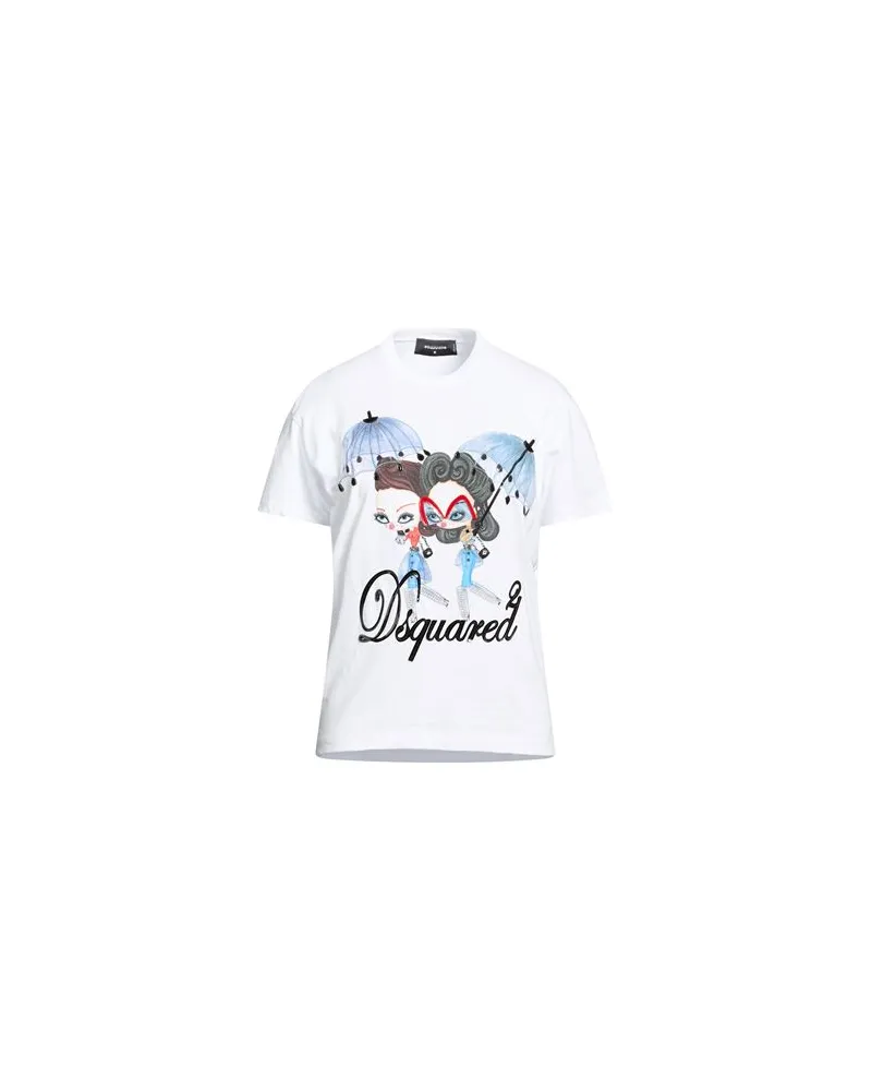 Dsquared2 TOPS - T-shirtsauf YOOX.COM Weiß