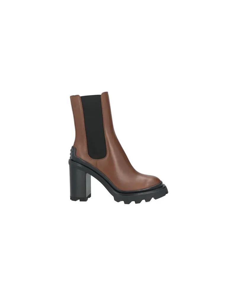 TOD'S SCHUHE - Stiefelettenauf YOOX.COM Braun