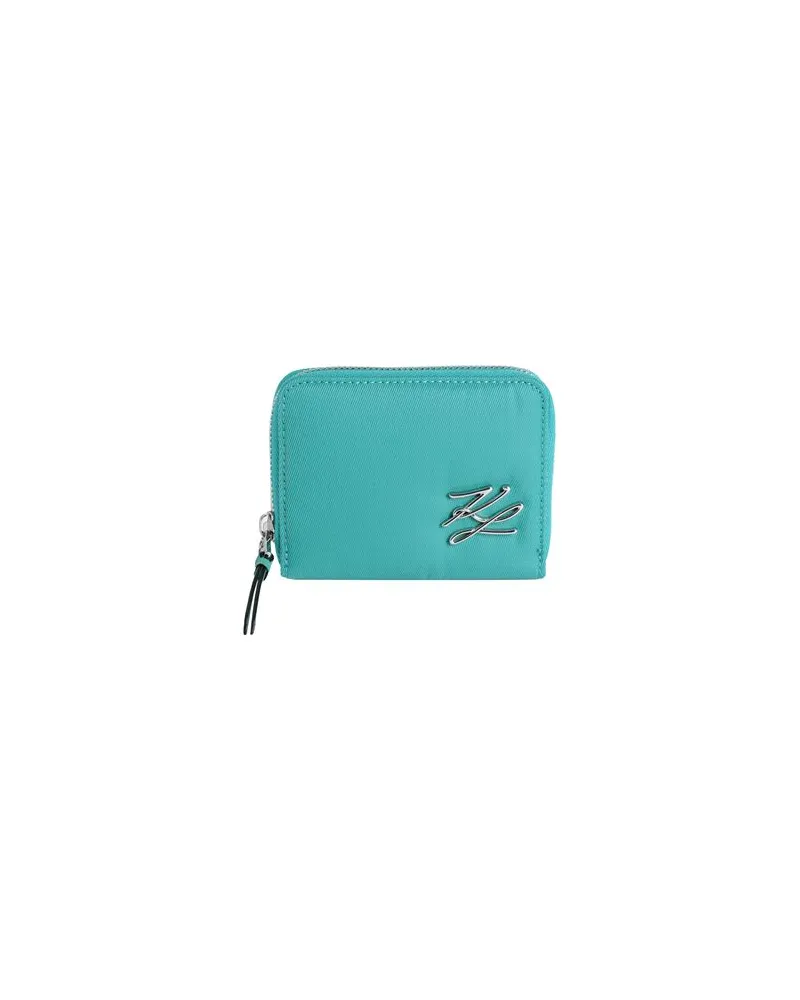 Karl Lagerfeld Kleinlederwaren - Brieftaschenauf YOOX.COM Tūrkis