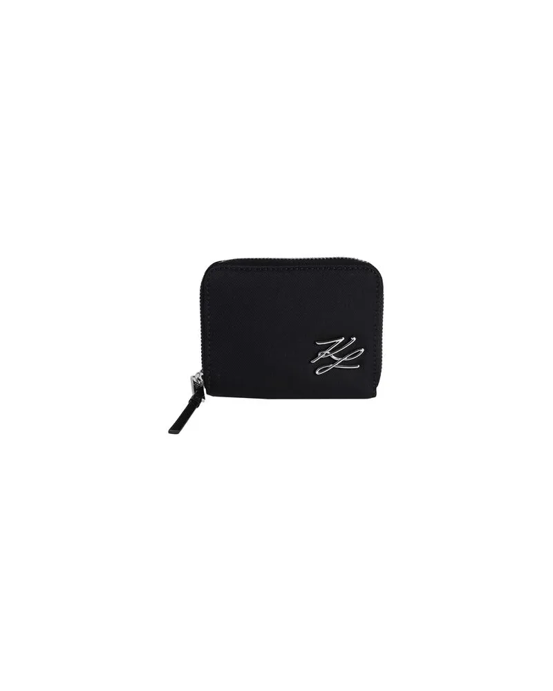 Karl Lagerfeld Kleinlederwaren - Brieftaschenauf YOOX.COM Schwarz