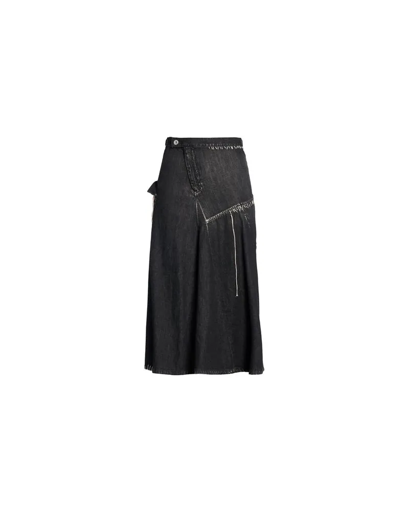 Yohji Yamamoto HOSEN & RÖCKE - Jeansröckeauf YOOX.COM Schwarz