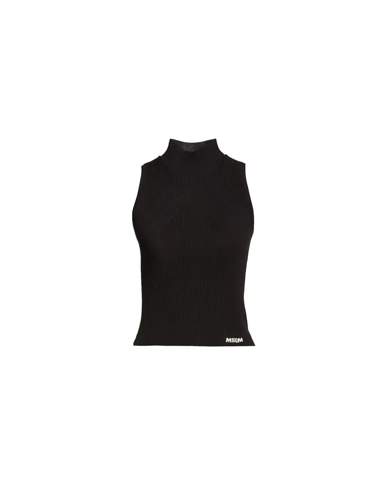 MSGM STRICKWAREN - Rollkragenpulloverauf YOOX.COM Schwarz
