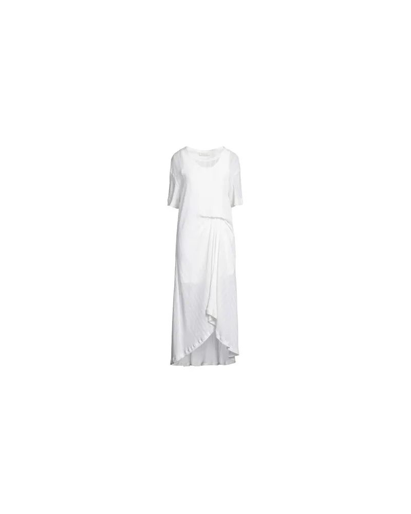Cédric Charlier KLEIDER - Maxi-Kleiderauf YOOX.COM Elfenbein