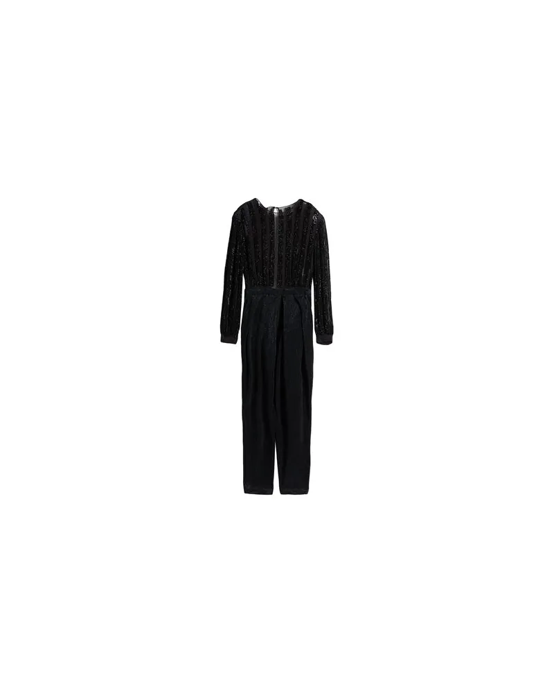 Elisabetta Franchi OVERALLS - Jumpsuitsauf YOOX.COM Schwarz