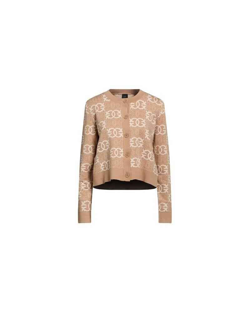 Pinko STRICKWAREN - Strickjackenauf YOOX.COM Beige