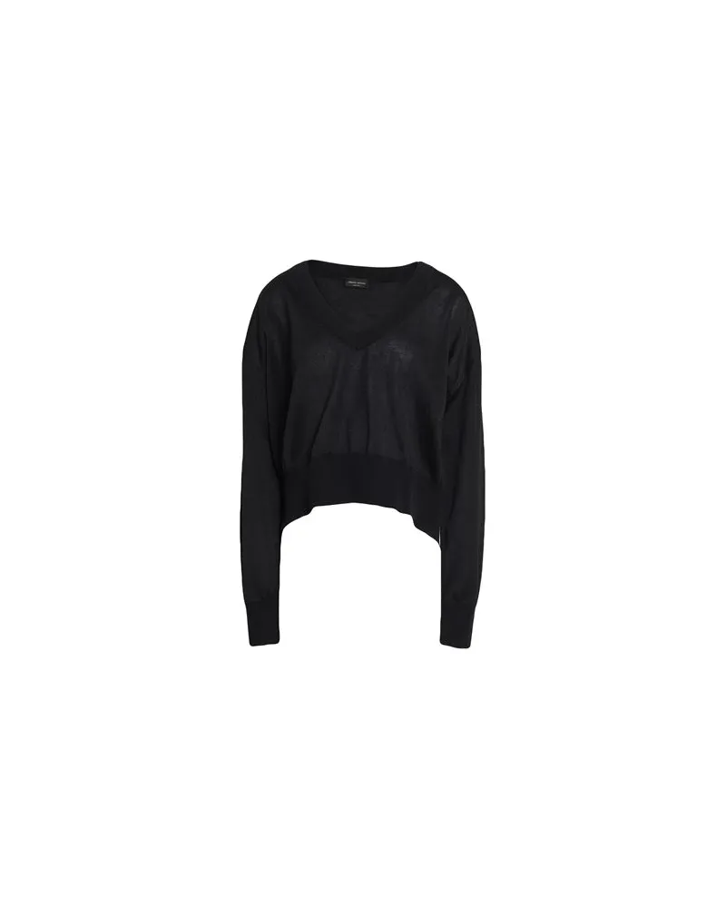 Roberto Collina STRICKWAREN - Pulloverauf YOOX.COM Schwarz