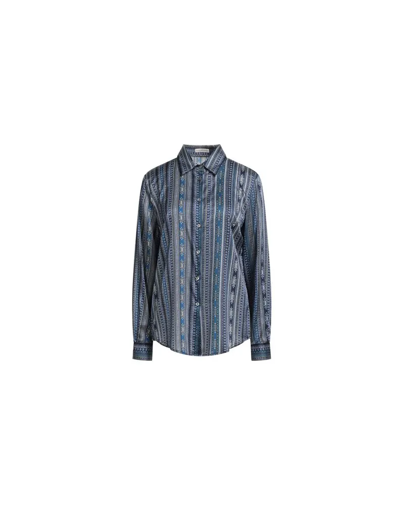 Camicettasnob TOPS - Hemdenauf YOOX.COM Blau