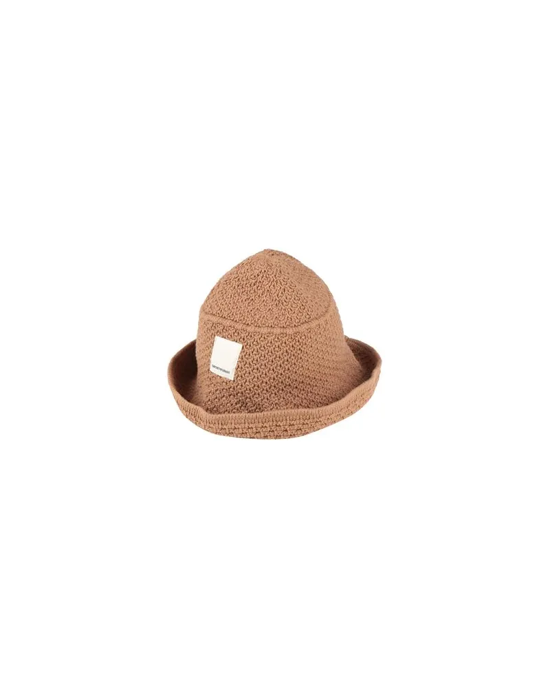 Emporio Armani ACCESSOIRES - Mützen & Hüteauf YOOX.COM Kamel
