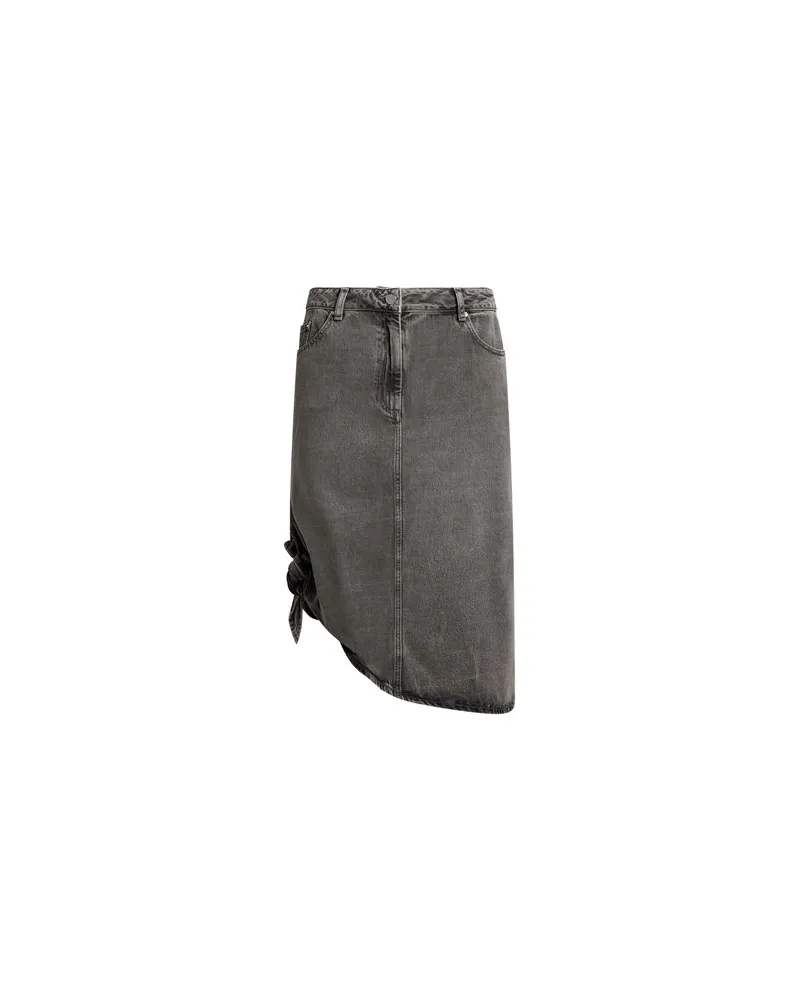 ROTATE Birger Christensen HOSEN & RÖCKE - Jeansröckeauf YOOX.COM Braungrau