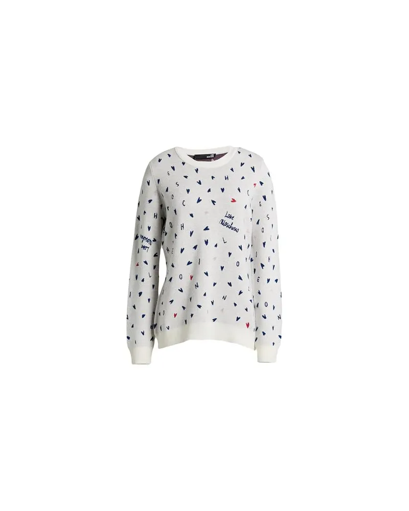 Moschino STRICKWAREN - Pulloverauf YOOX.COM Weiß