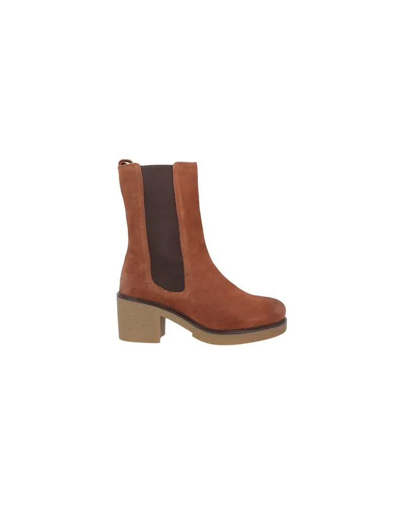 CAFèNOIR  SCHUHE - Stiefelettenauf YOOX.COM Lederfarben