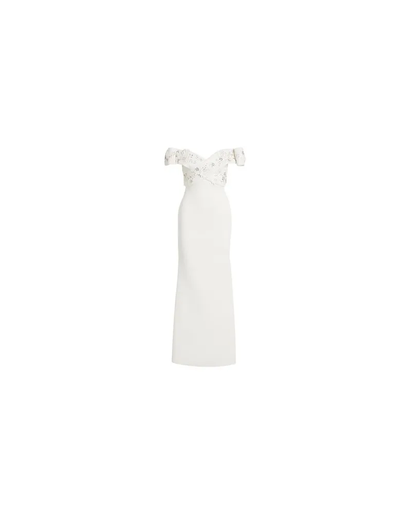 Badgley Mischka KLEIDER - Maxi-Kleiderauf YOOX.COM Weiß