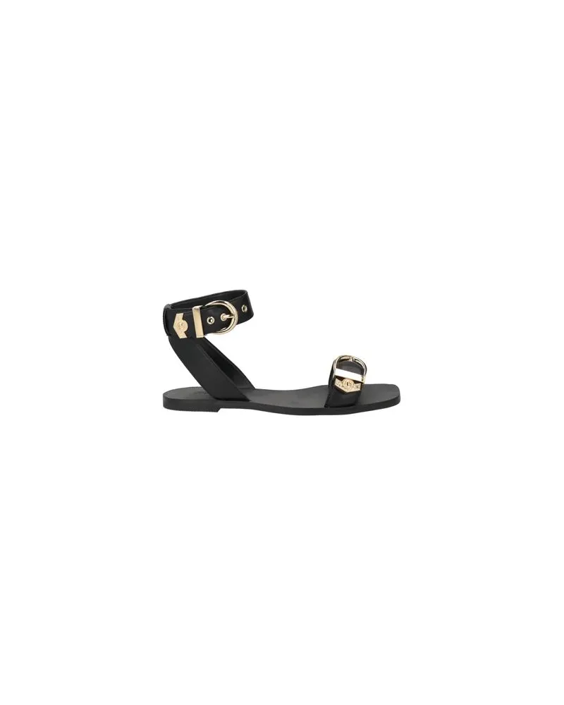 Versace Jeans SCHUHE - Sandalenauf YOOX.COM Schwarz