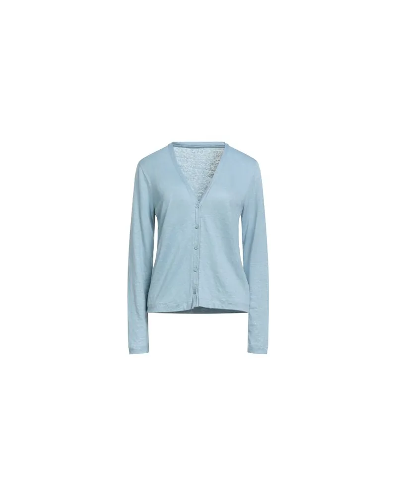Majestic STRICKWAREN - Strickjackenauf YOOX.COM Hellblau