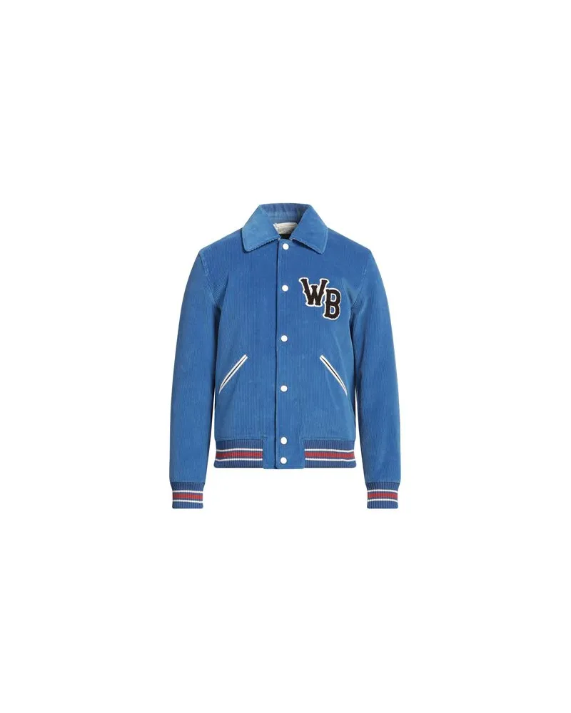 Wales Bonner JACKEN & MÄNTEL - Jacken und Anoraksauf YOOX.COM Blau