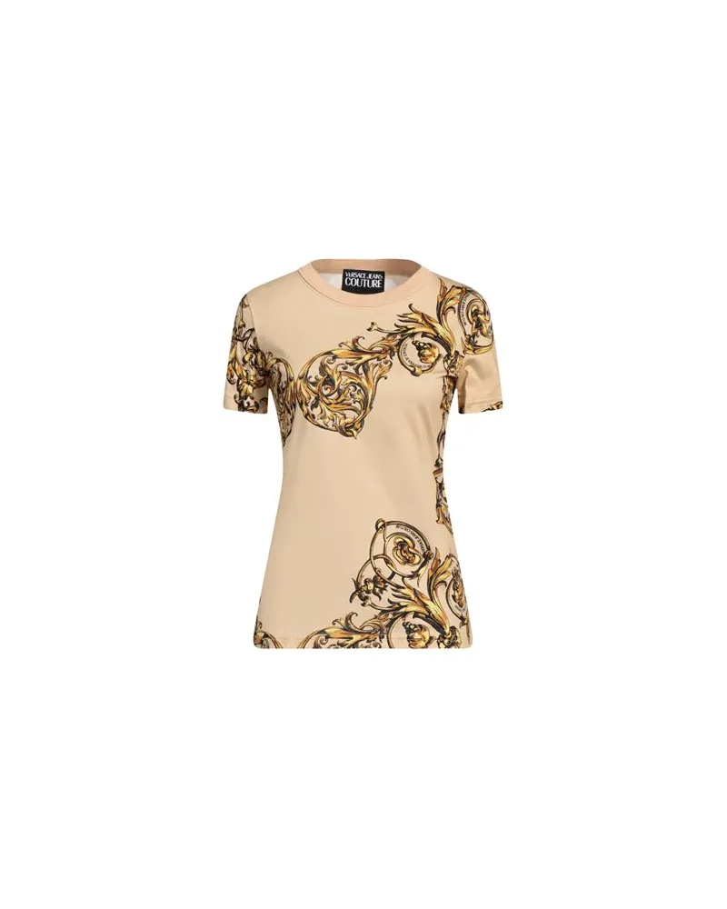 Versace Jeans TOPS - T-shirtsauf YOOX.COM Sand
