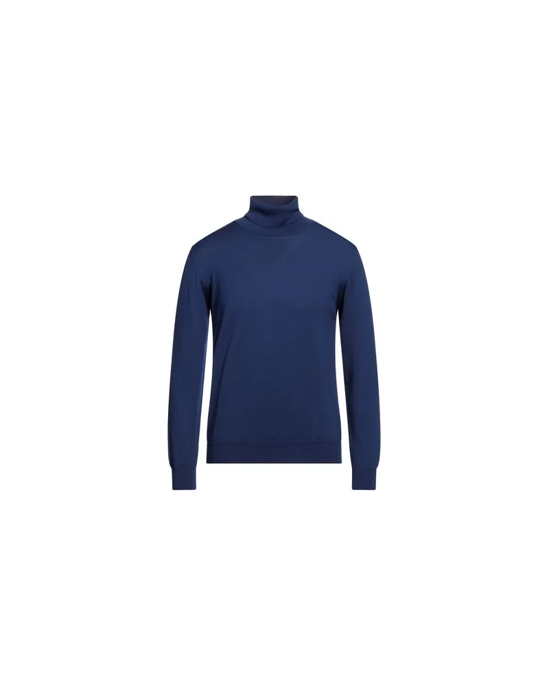 Angelo Nardelli STRICKWAREN - Rollkragenpulloverauf YOOX.COM Blau