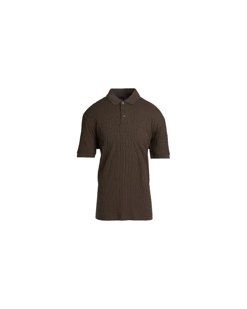 Armani Exchange TOPS - Poloshirtsauf YOOX.COM Khaki