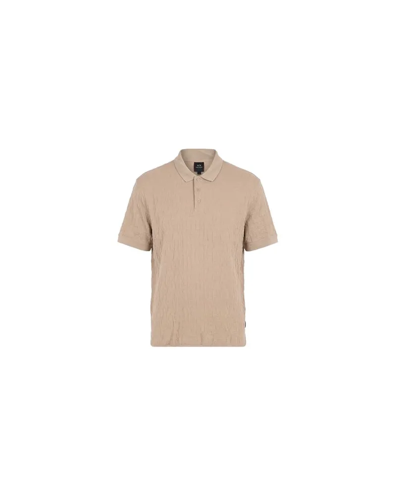 Armani Exchange TOPS - Poloshirtsauf YOOX.COM Sand