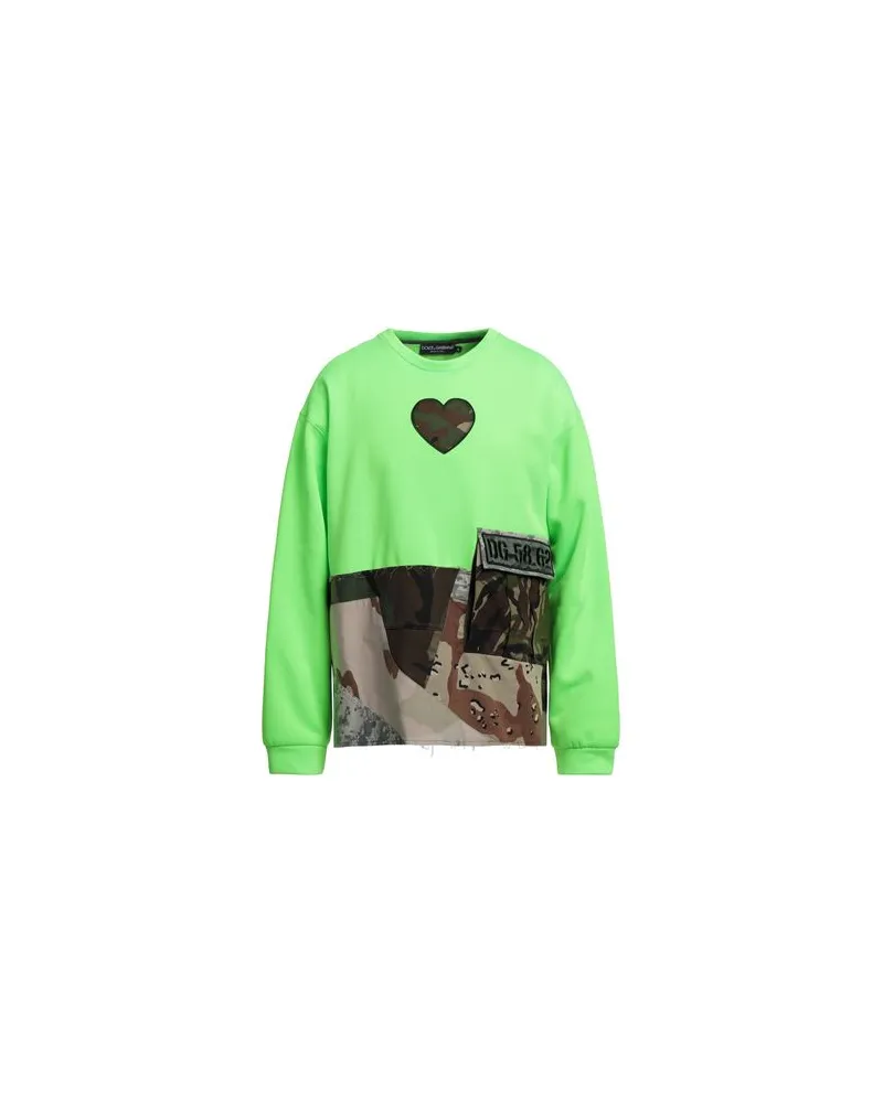 Dolce & Gabbana TOPS - Sweatshirtsauf YOOX.COM Limettengrün