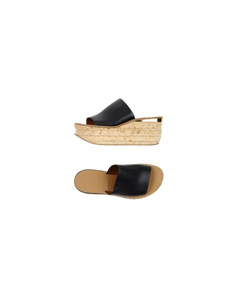 Chloé SCHUHE - Sandalenauf YOOX.COM Schwarz