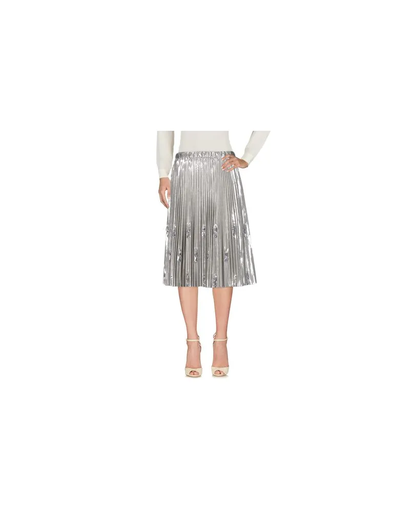 N° 21 HOSEN & RÖCKE - Midi-Röckeauf YOOX.COM Silber