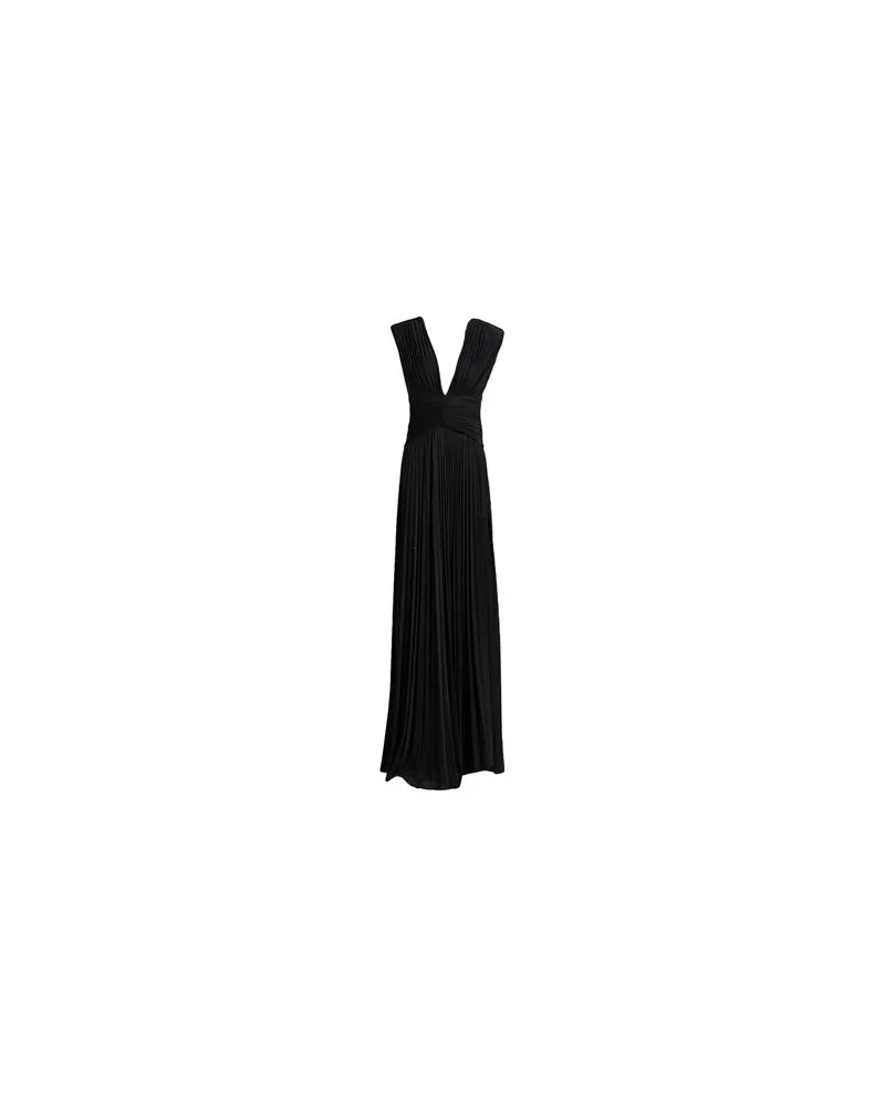 Elisabetta Franchi KLEIDER - Maxi-Kleiderauf YOOX.COM Schwarz