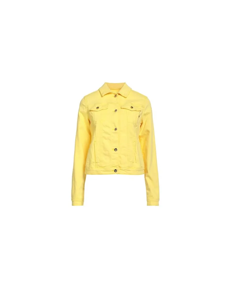 Fracomina JEANS - JACKEN & MÄNTEL - Jeansjacken/Mäntelauf YOOX.COM Gelb