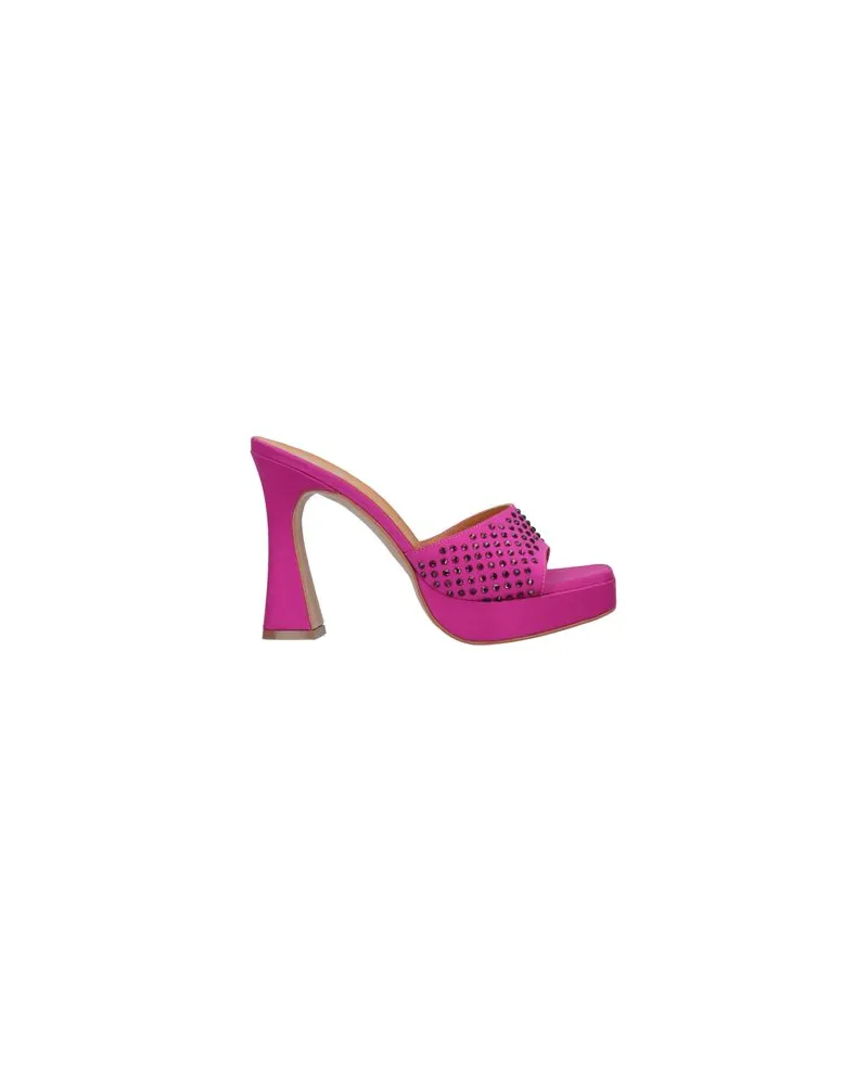 Divine Follie SCHUHE - Sandalenauf YOOX.COM Fuchsia