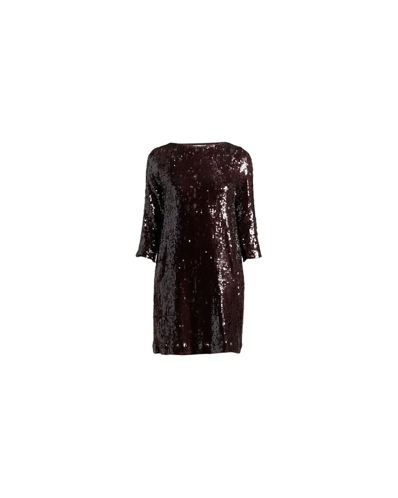 Liviana Conti KLEIDER - Mini-Kleiderauf YOOX.COM Dunkelbraun