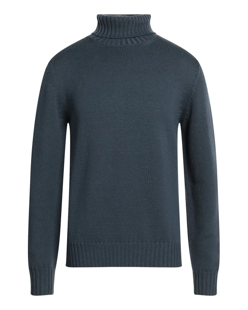 Alpha Studio Rollkragenpullover Taubenblau