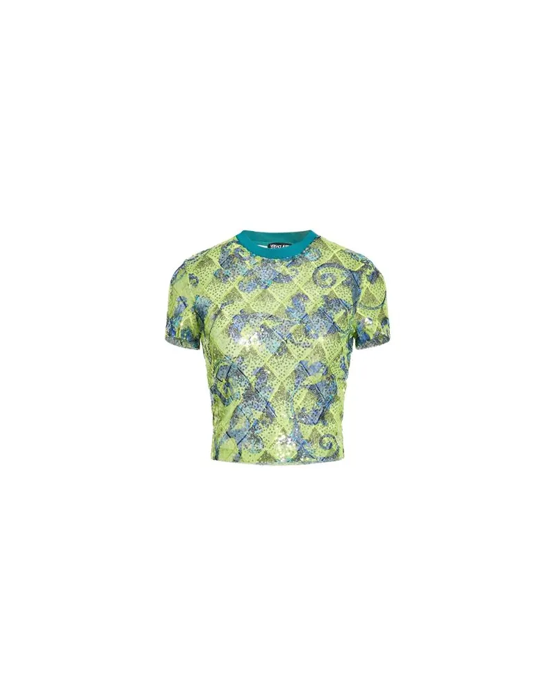 Versace Jeans TOPS - T-shirtsauf YOOX.COM Limettengrün