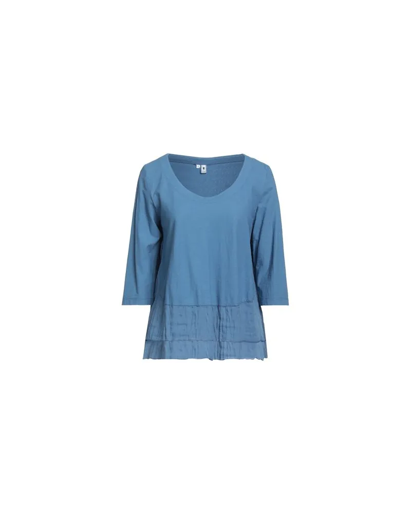 European Culture TOPS - T-shirtsauf YOOX.COM Blaugrau