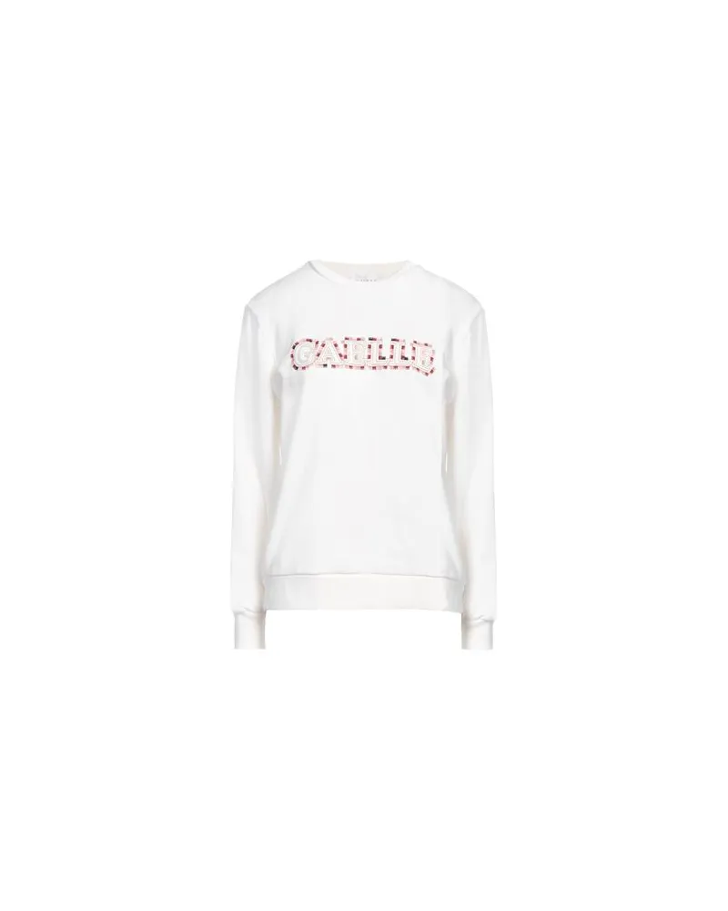 Gaëlle Bonheur TOPS - Sweatshirtsauf YOOX.COM Weiß